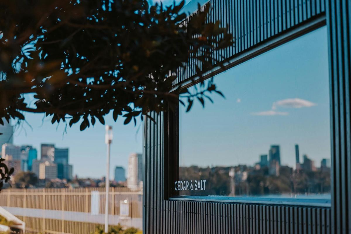 City views from sauna cedar and salt sydney harbour