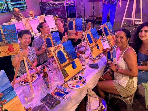 60s and 70s Singalong Paint and Sip - Grafton