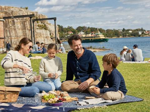 Father's Day Picnic on Cockatoo Island