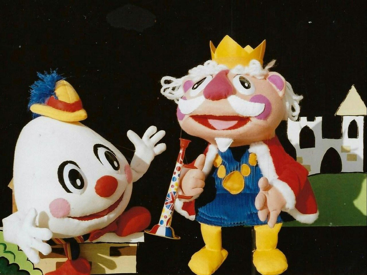 Jeral puppets--old king cole & humpty dumpty