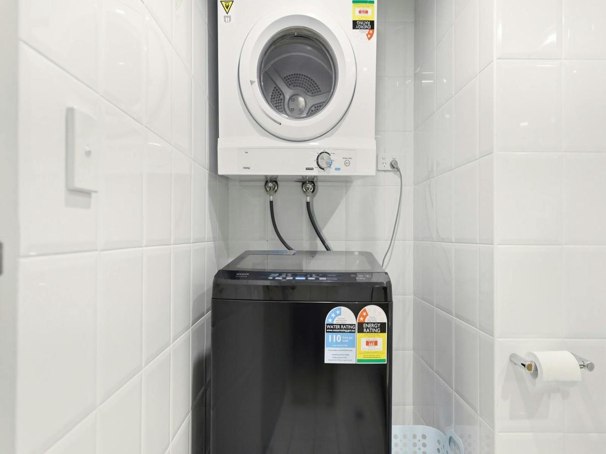 Laundry area with washer and dryer