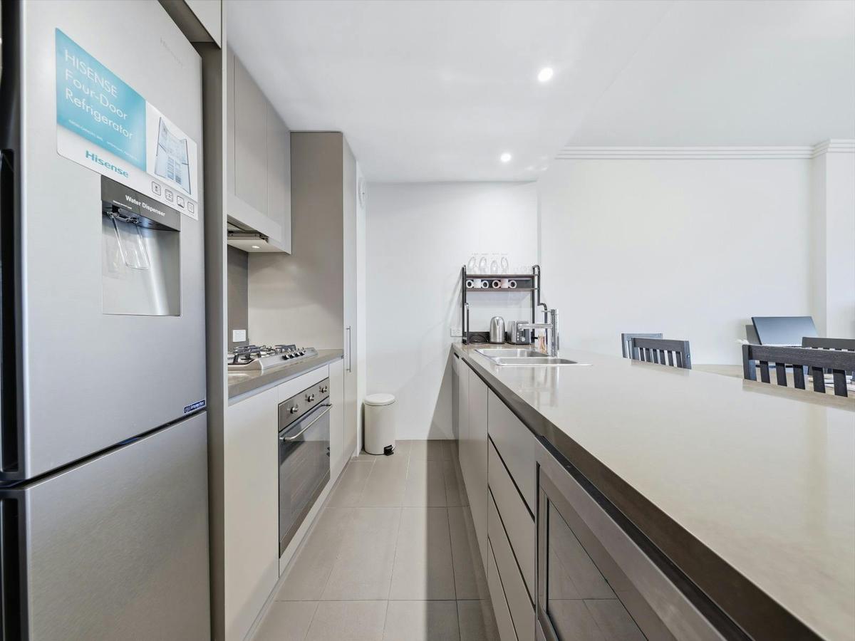 Fully equipped kitchen with ample storage