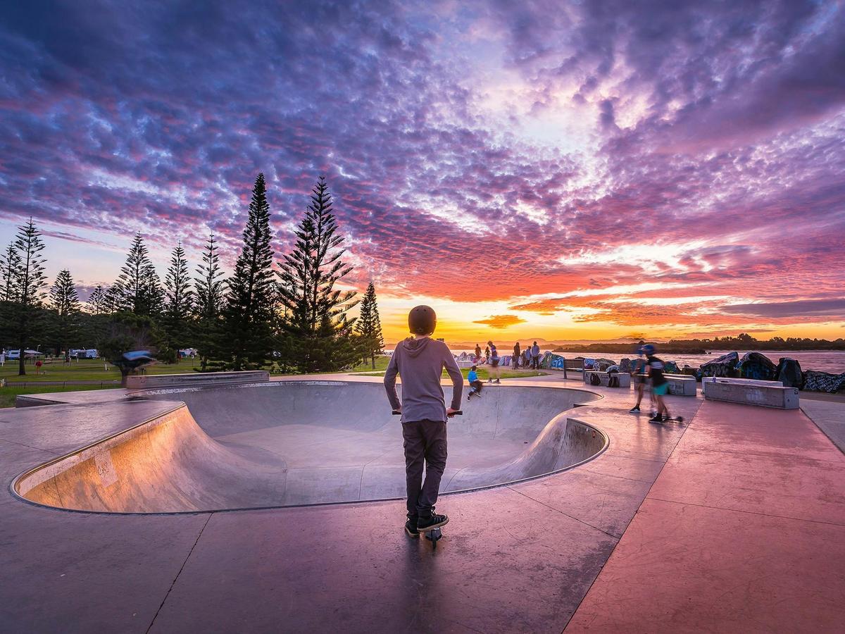 Town Beach Breakwall Skate Park