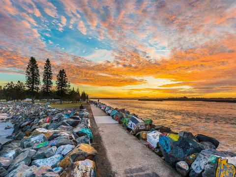 Port Macquarie Town Beach Breakwall