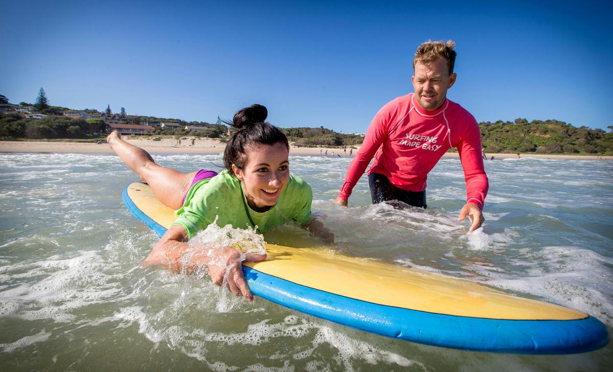 Personalised surf lessons for every student