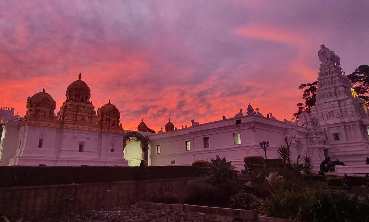 Beautiful view of the Temple at dawn