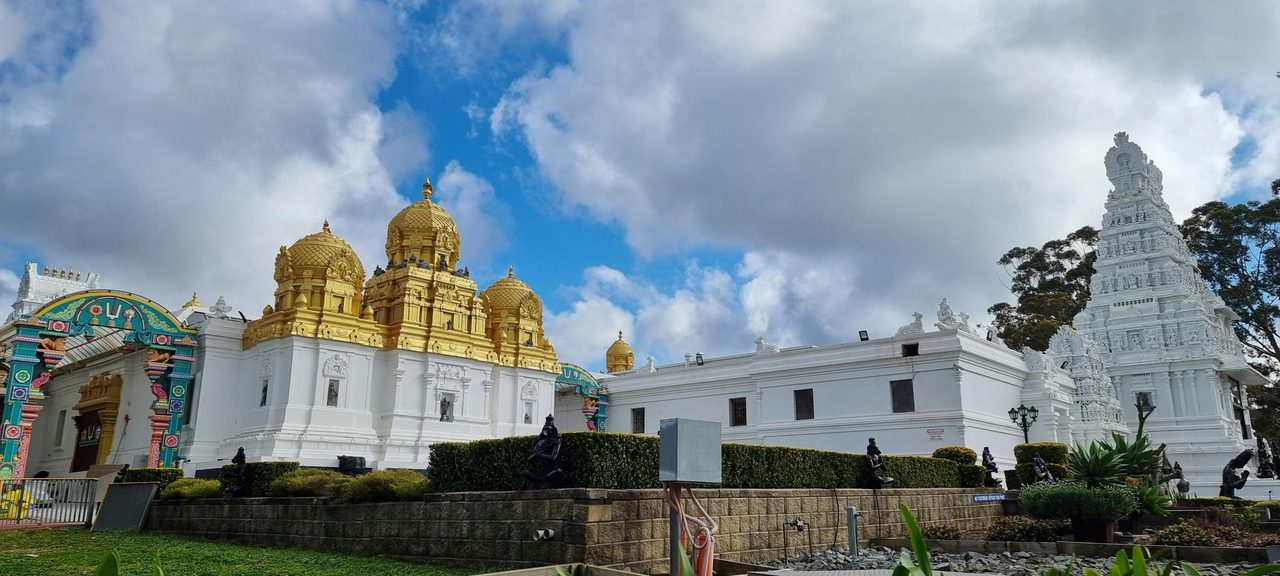 Temple Front View
