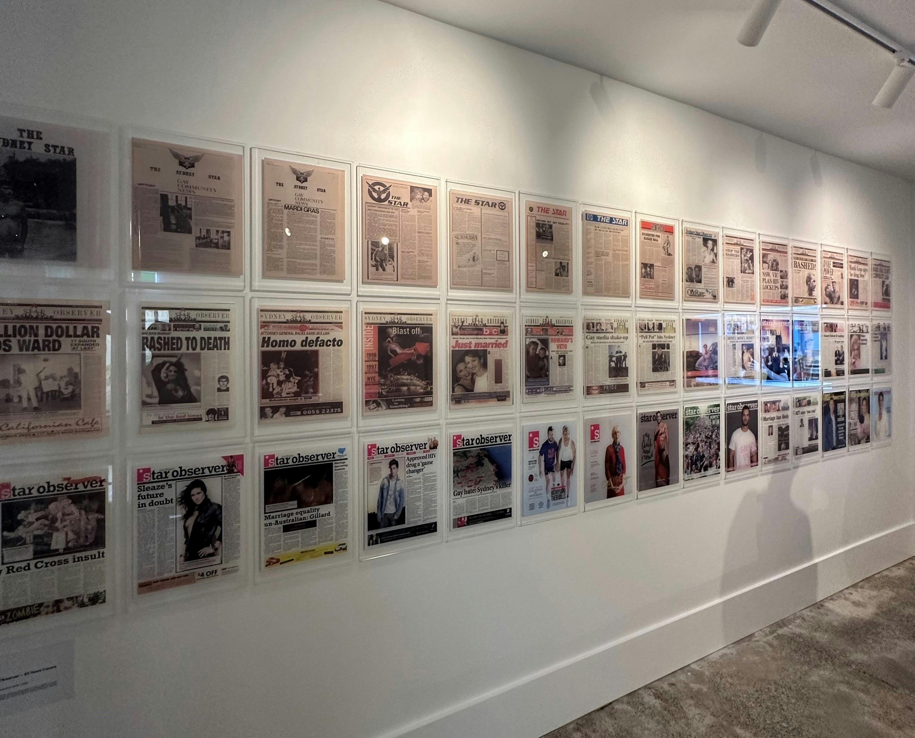 Sydney Star Observer Exhibition, Qtopia Sydney