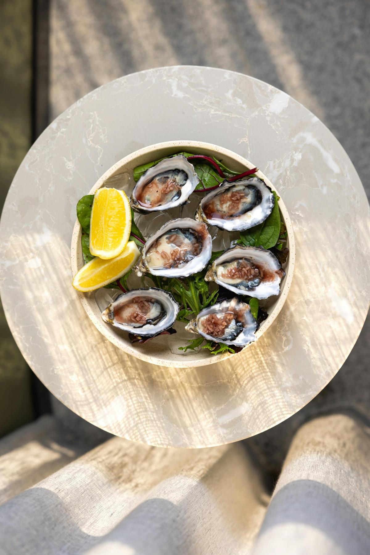 Oysters Mignonette