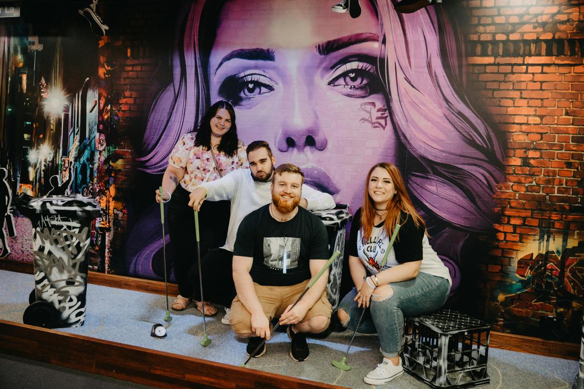 Guests at Hey Caddy Venue