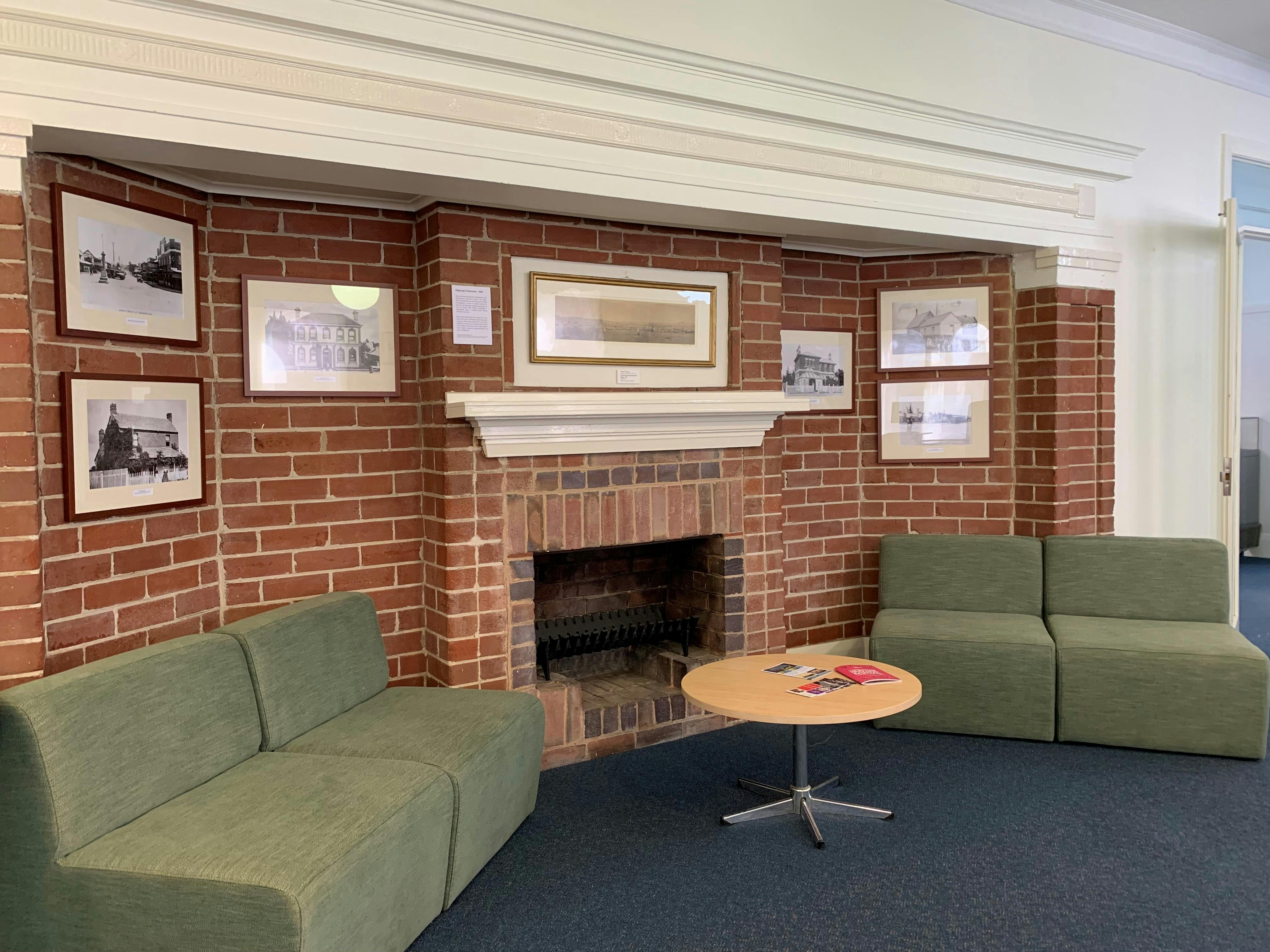 Heritage Library reading nook