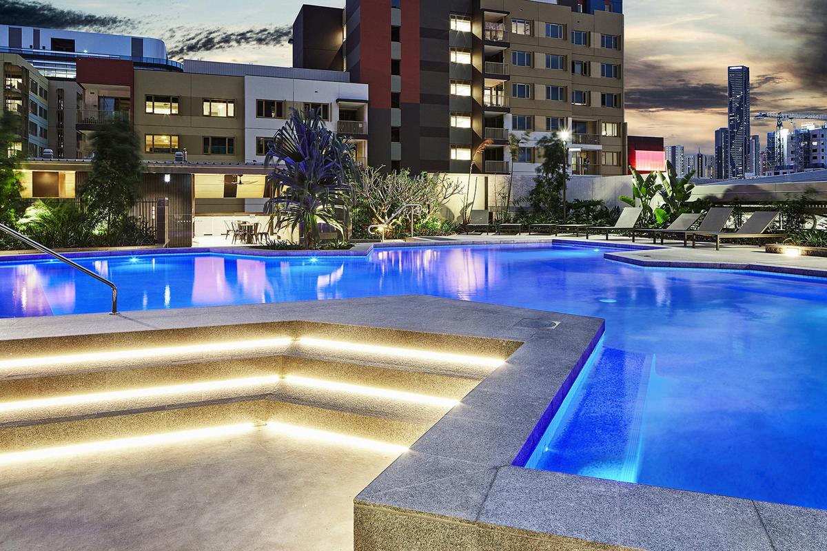 Swimming pool and BBQ facilities