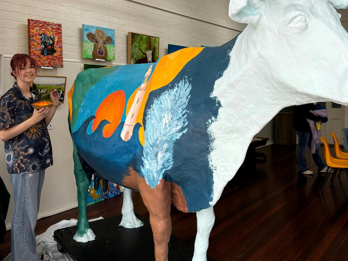 Painting Daisy the Cow
