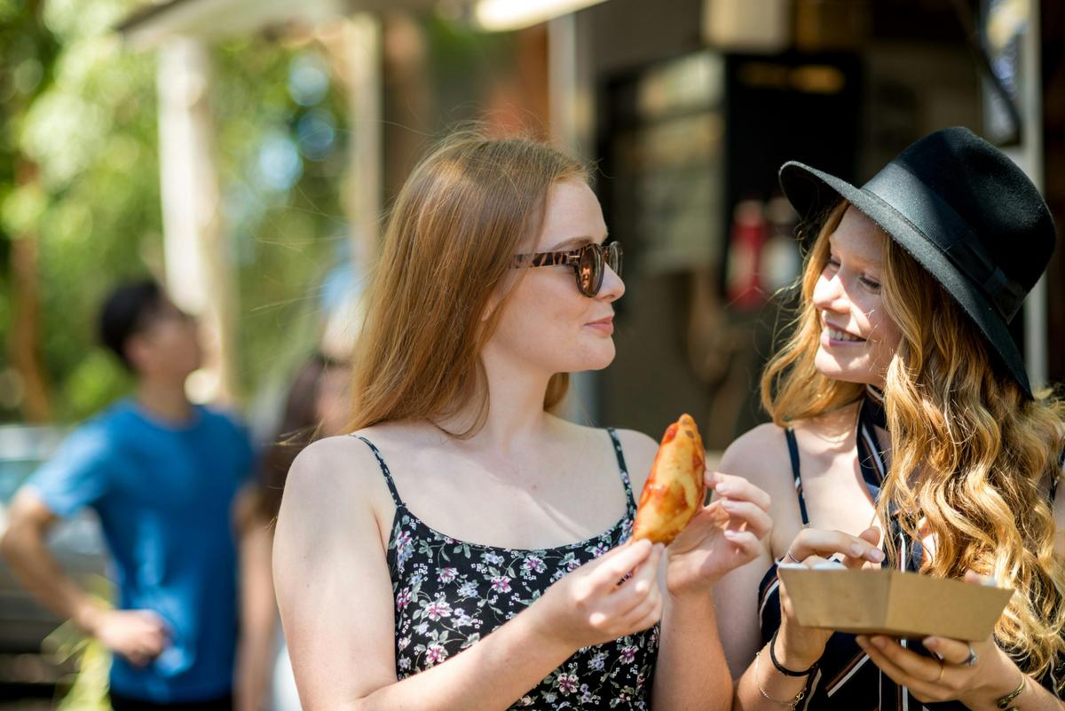 Delicious empanadas at Latin Lights
