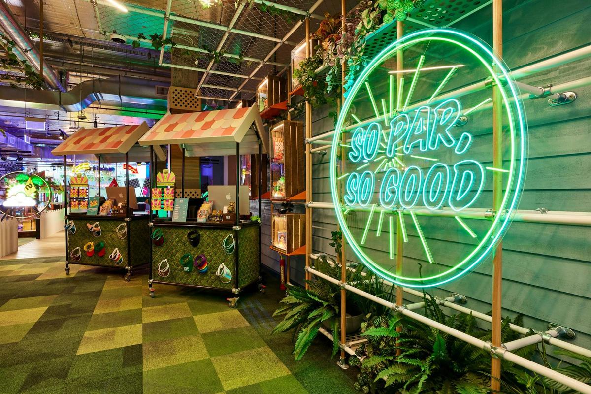 Holey Moley mini golf in Mt Gravatt Brisbane