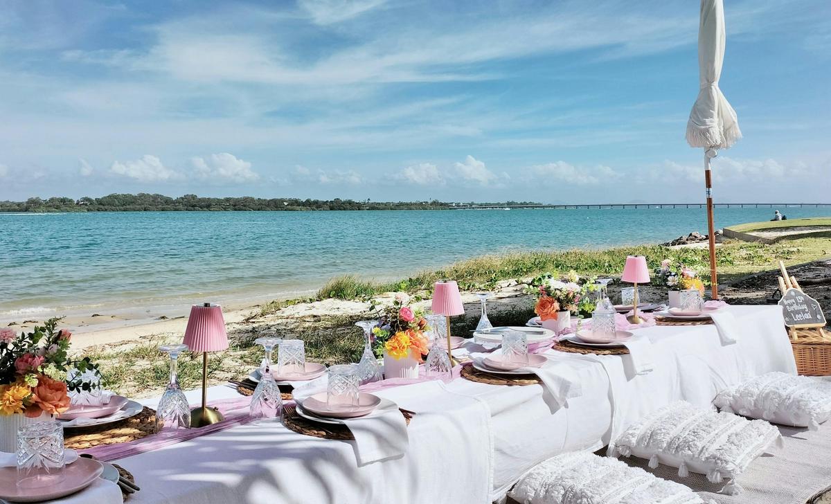 Picnic Celebration on Bongaree Beach Bribie Island