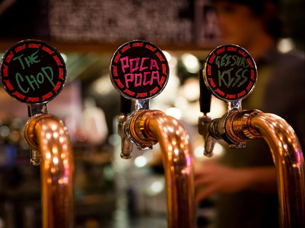 Beer taps