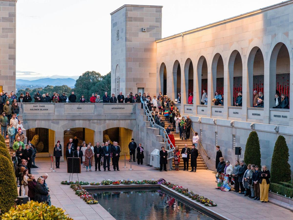 Last Post Ceremony at the Australian War Memorial