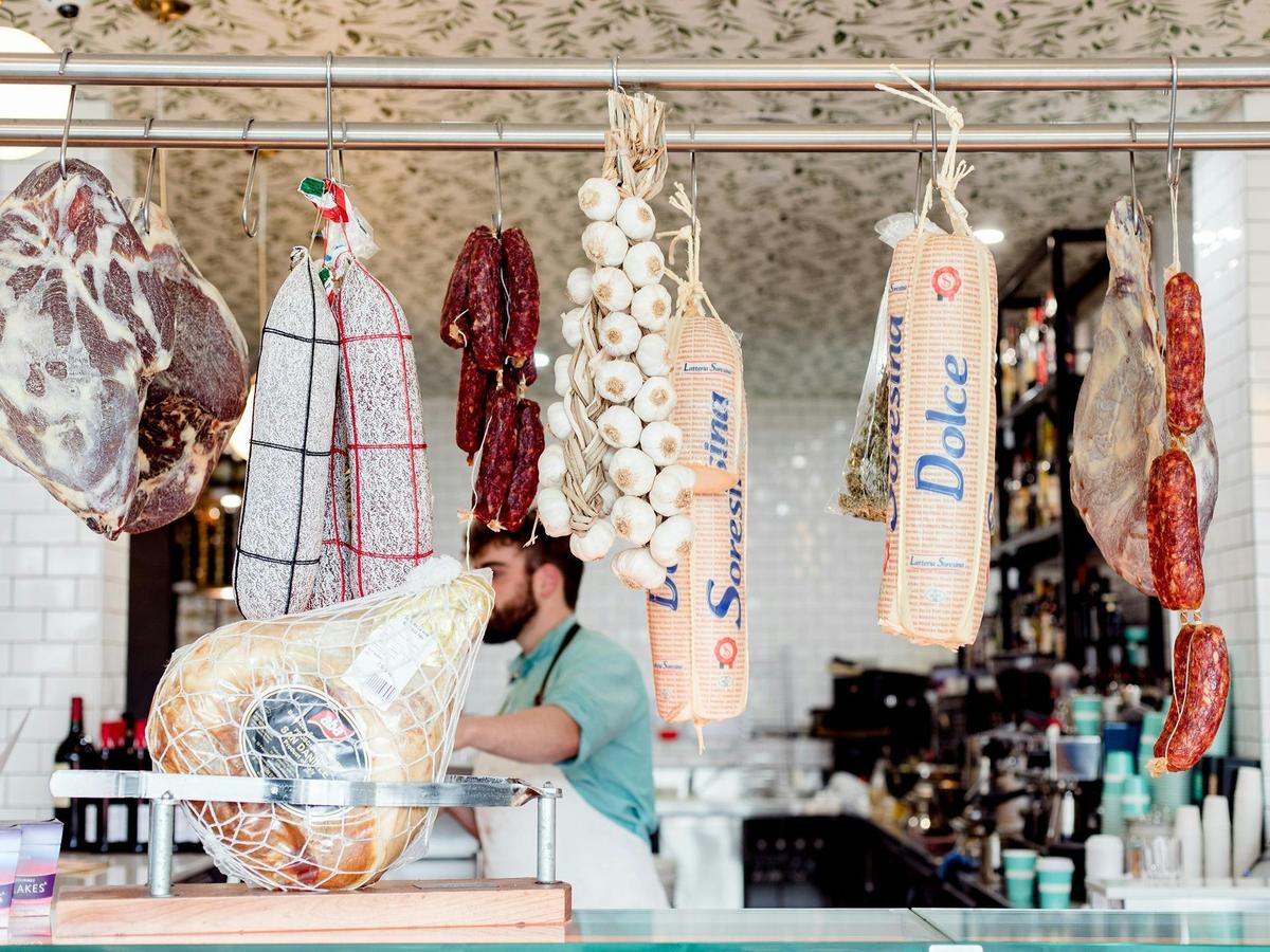 Traditional Italian style delicatessen