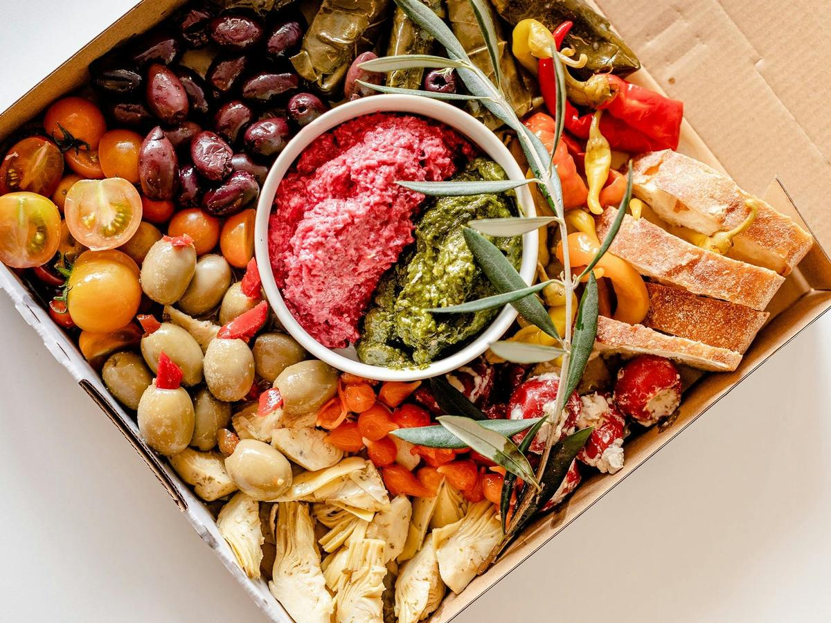 Delicious takeaway antipasto boxes available to order online for pick up and takeaway.