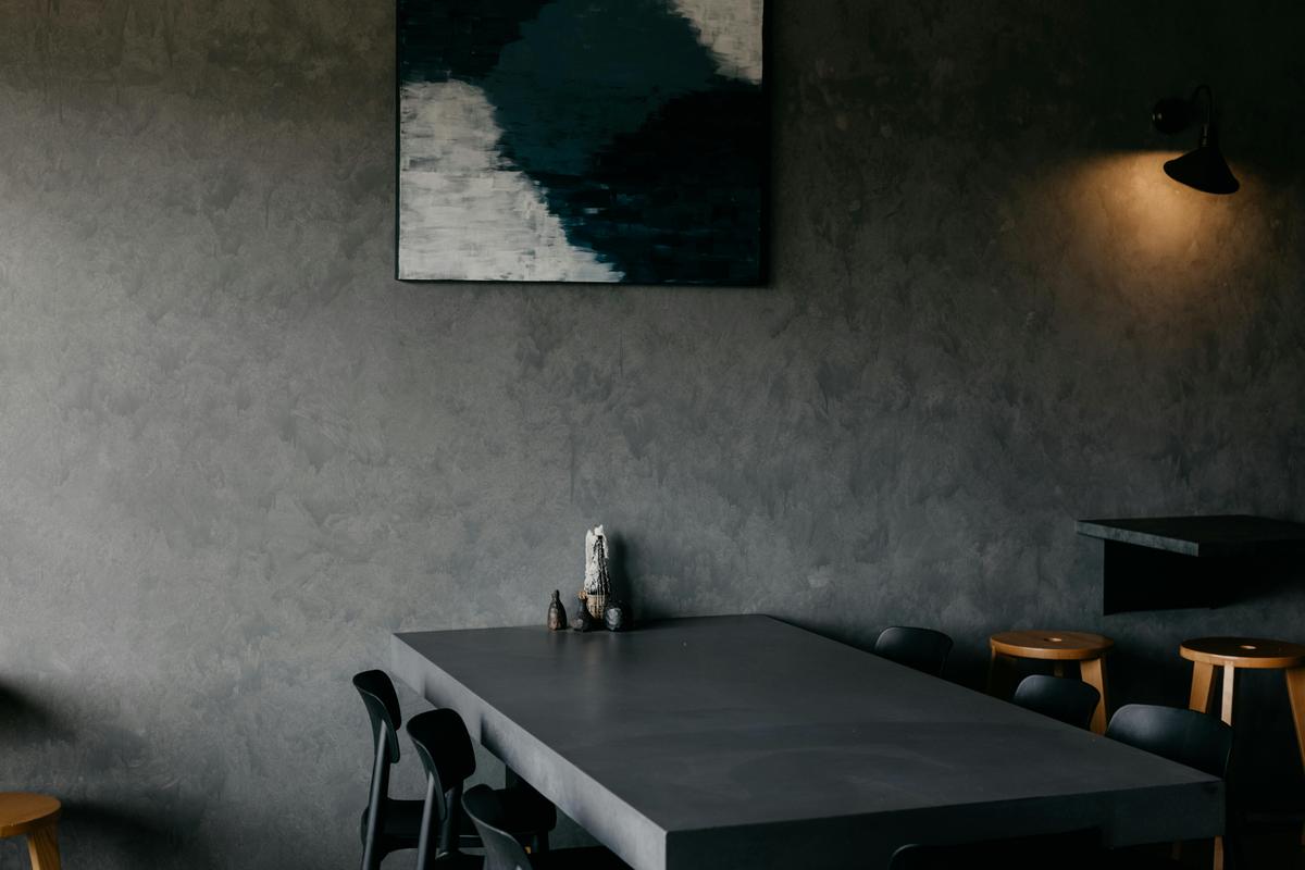 dark interior