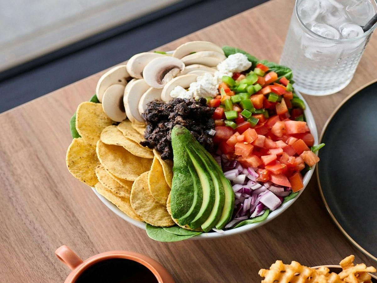 Mexicali Salad - briming with fresh veggies