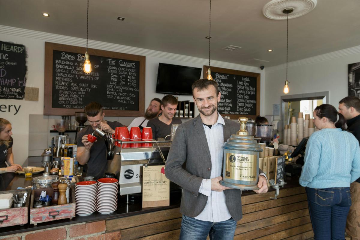 The Ona Coffee team in Fyshwick
