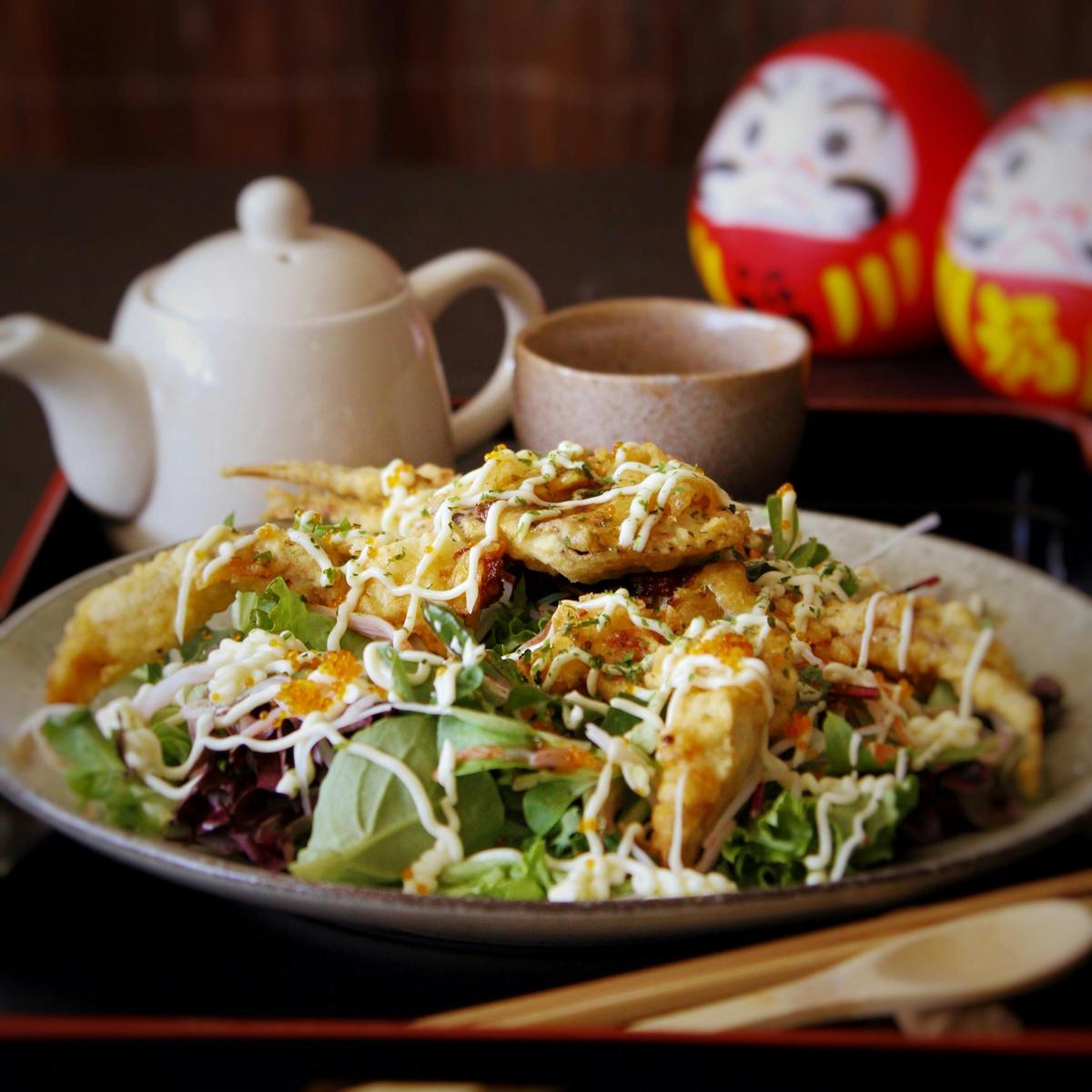 Tempura Soft Shell Crab Salad