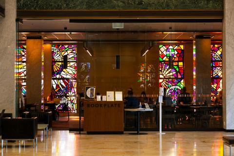 Bookplate cafe at the National Library of Australia