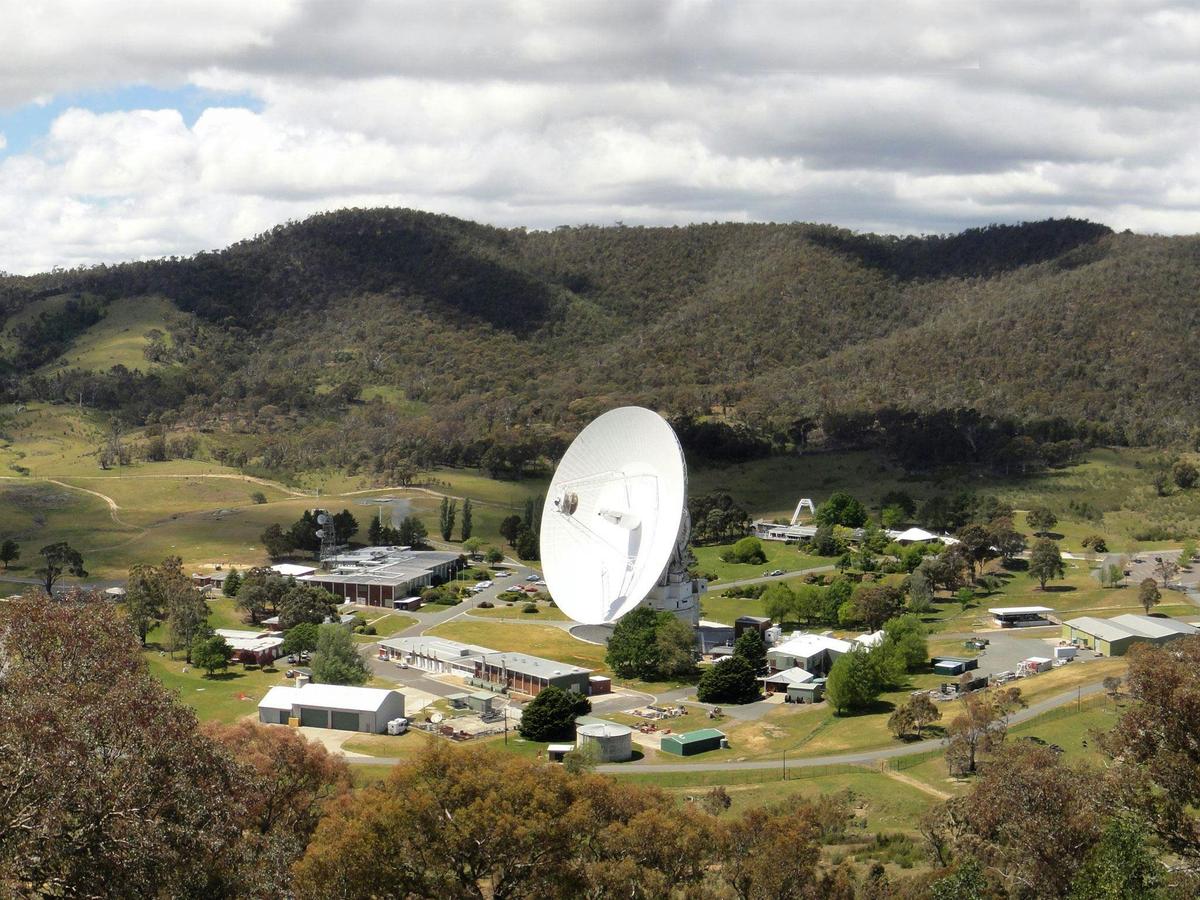 Deep space tracking station at Tidbinbilla