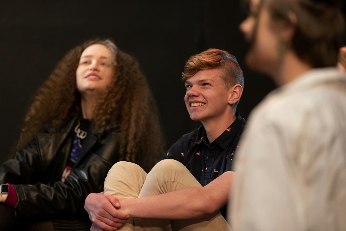 Young Artists in an Ensembles Workshop
