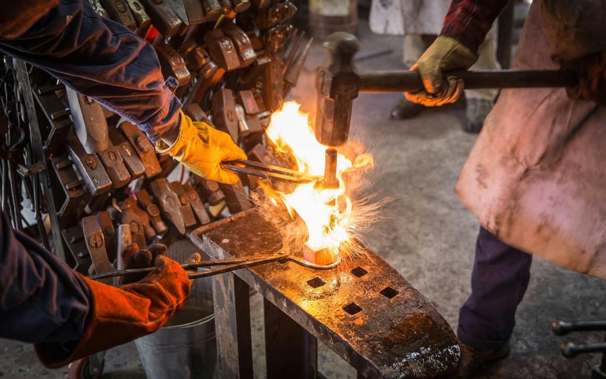 Experience the excitement of Blacksmithing on courses ranging from one day to one week