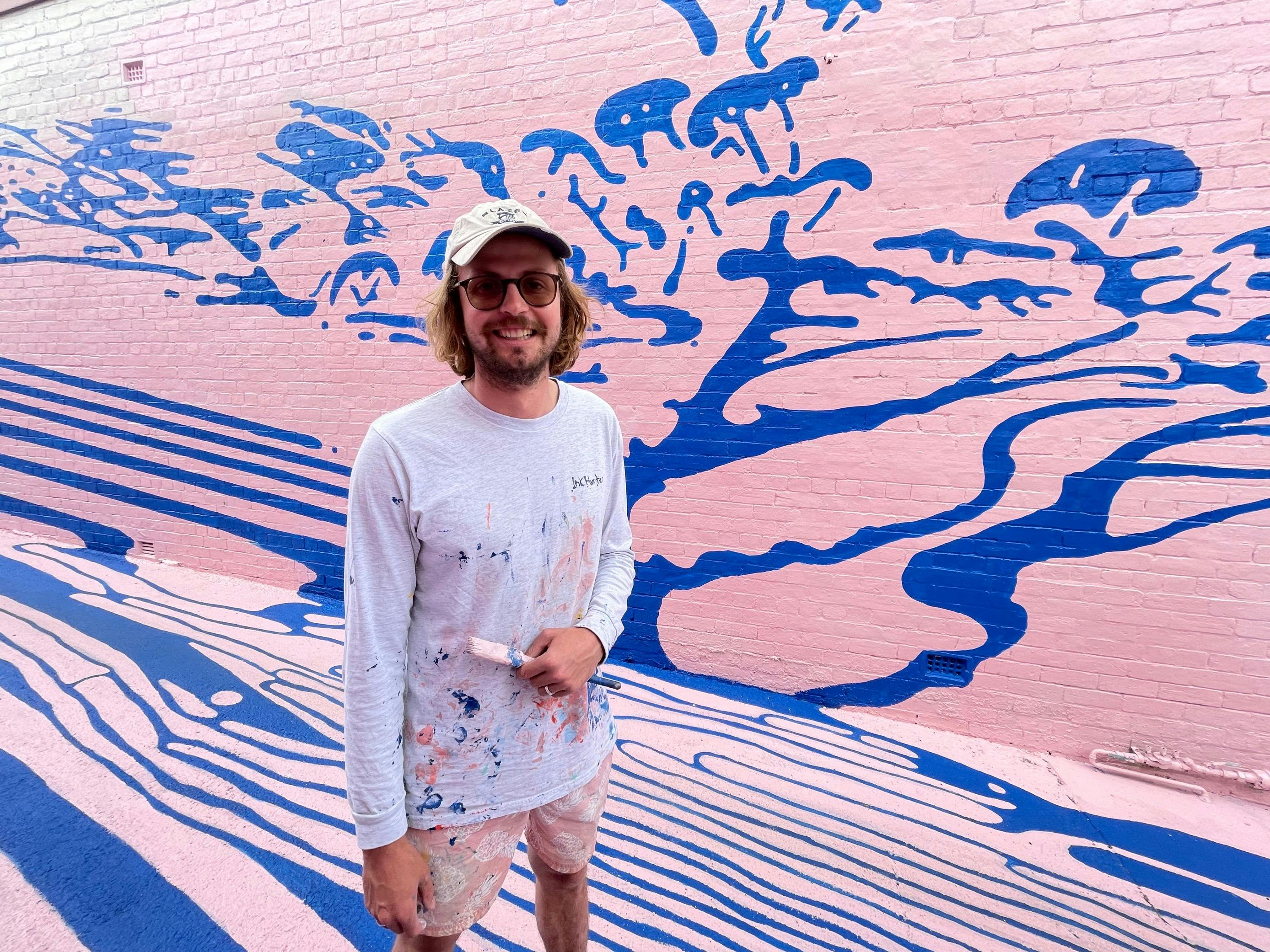 'Passing On' Mural at Preschool Lane