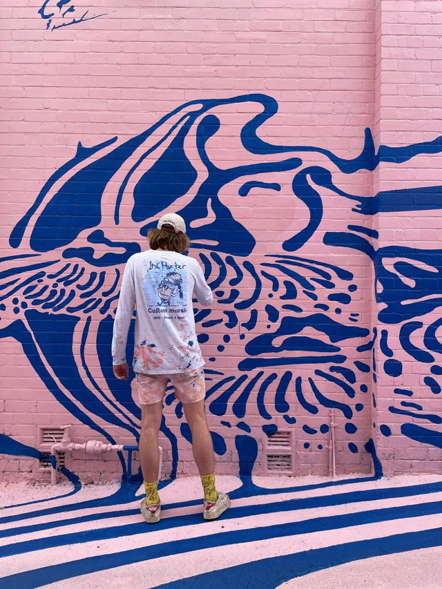 Passing On Mural at Preschool Lane