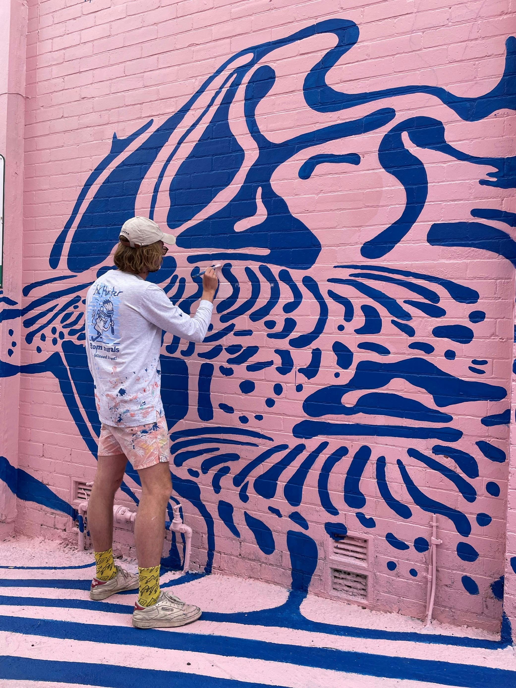 'Passing On' Mural at Preschool Lane