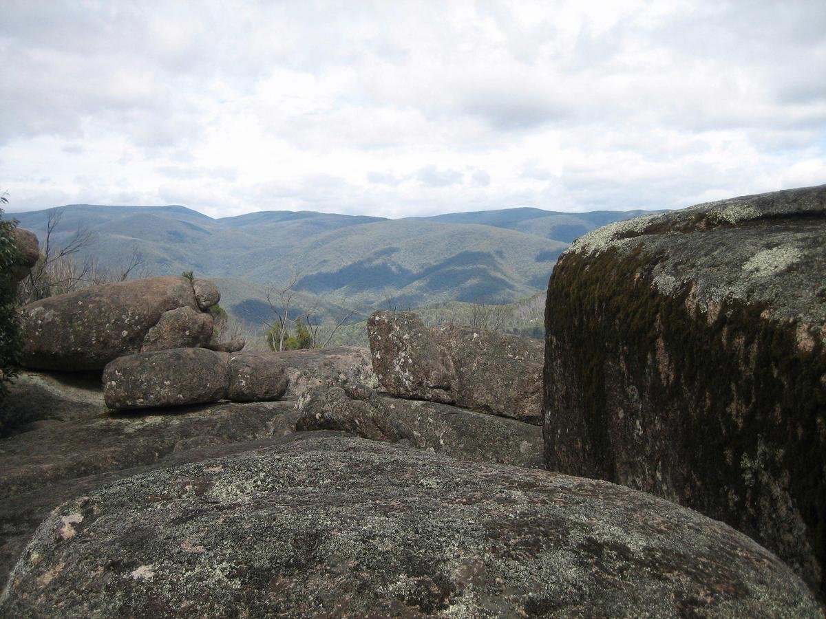Square Rock on an unusually cloudy day