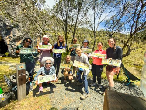 Paint & Hike: Blue Waterholes