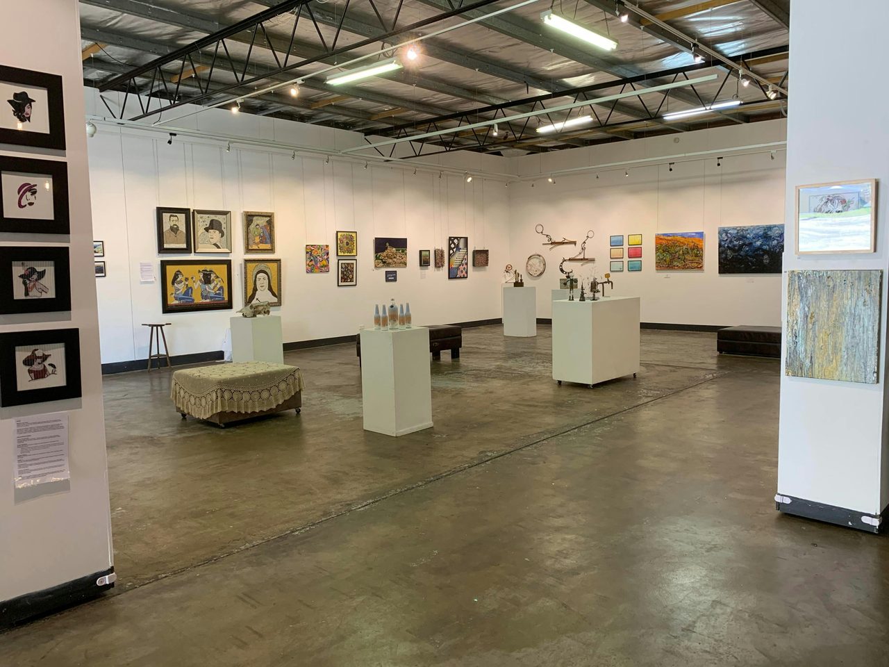 Local artists - sculptures and paintings