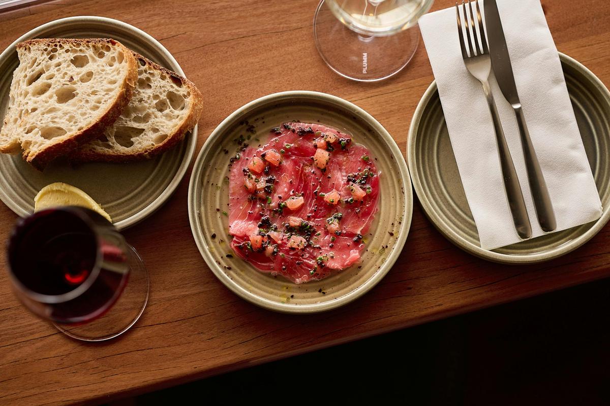 Market Fish Crudo + Grapefruit + Olive