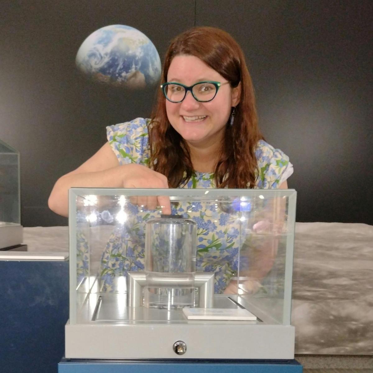 Touch a rock from the Moon