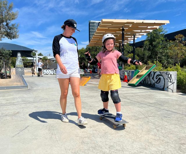 Private Skateboarding Lessons - Sydney Park Skatepark