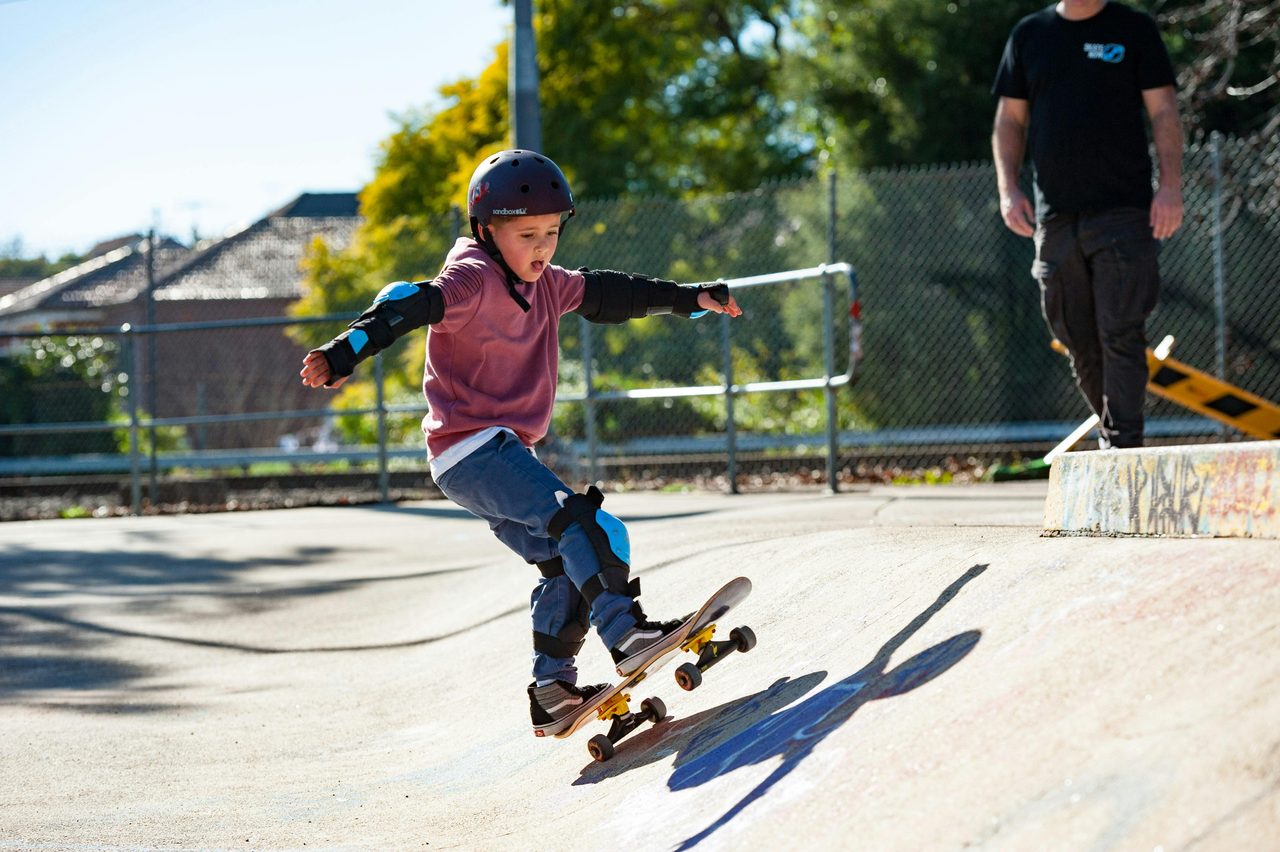 Advanced beginner rider taking his riding to the next level.