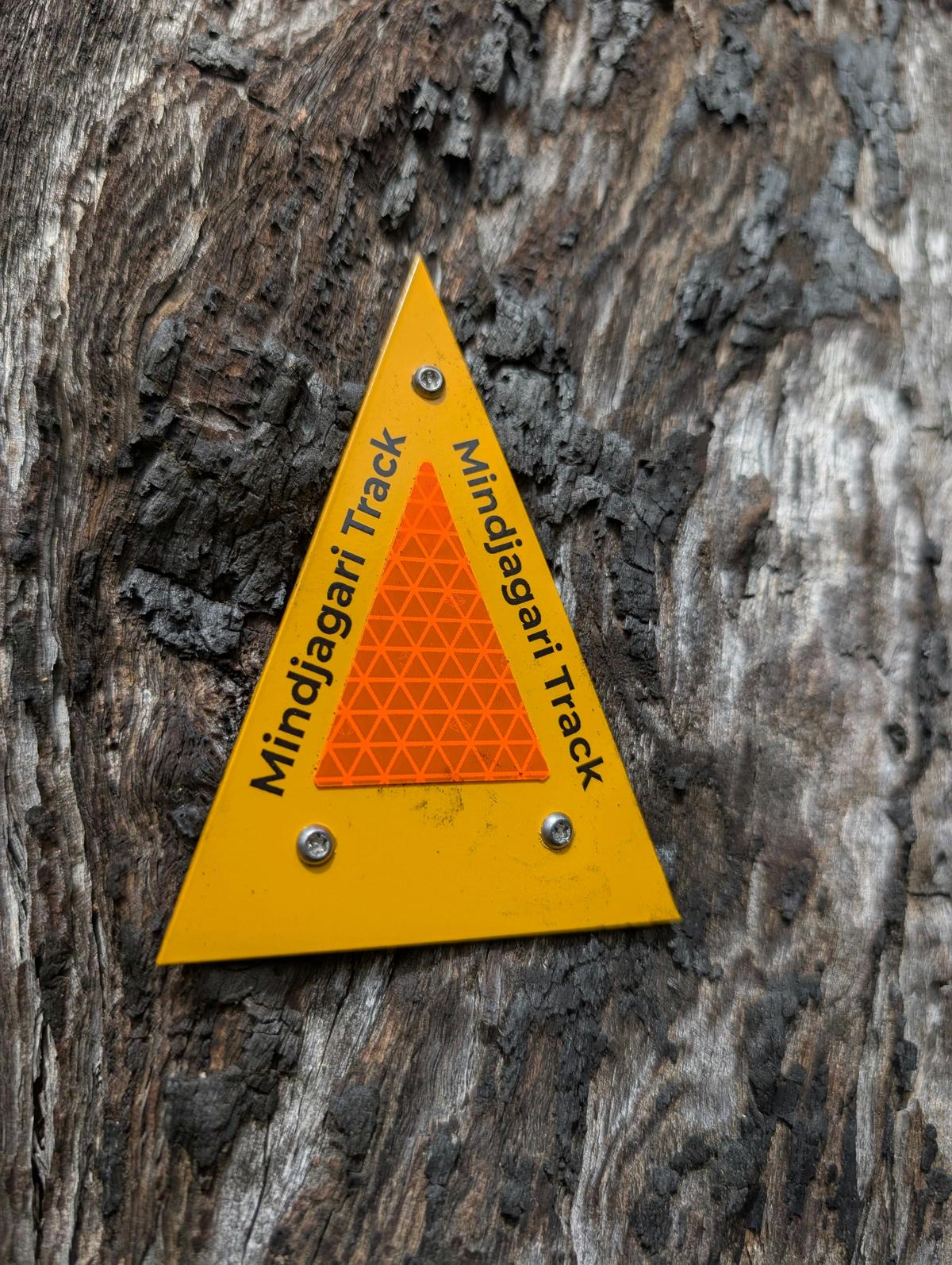 Mindjagari Track - trail marker