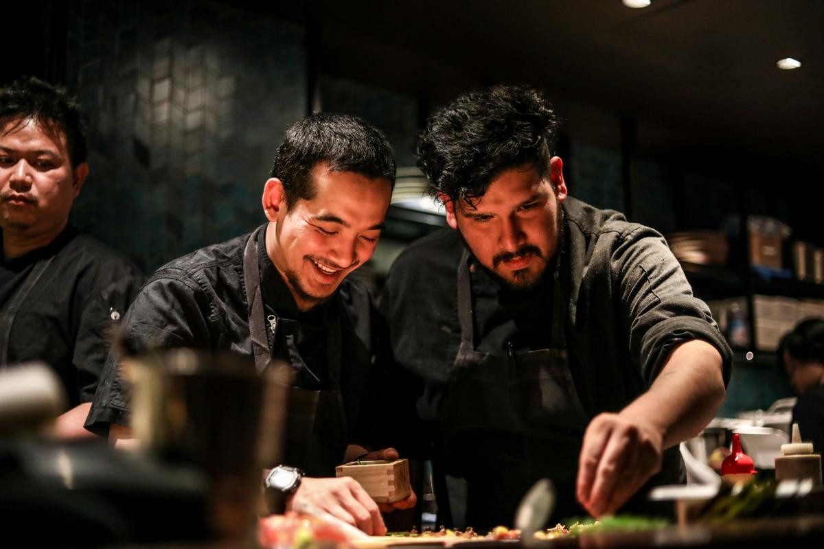 Chefs at Inka restaurant