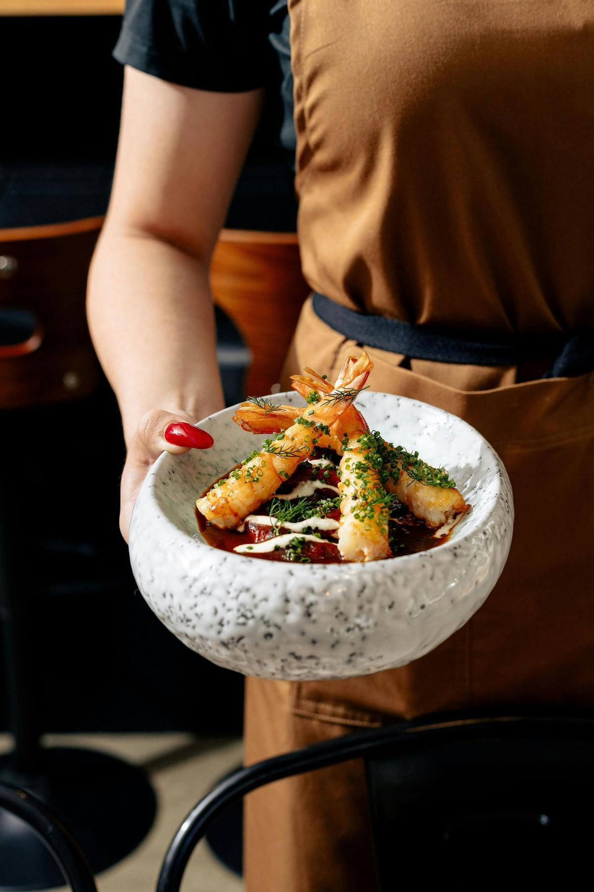 Prawn Saganaki