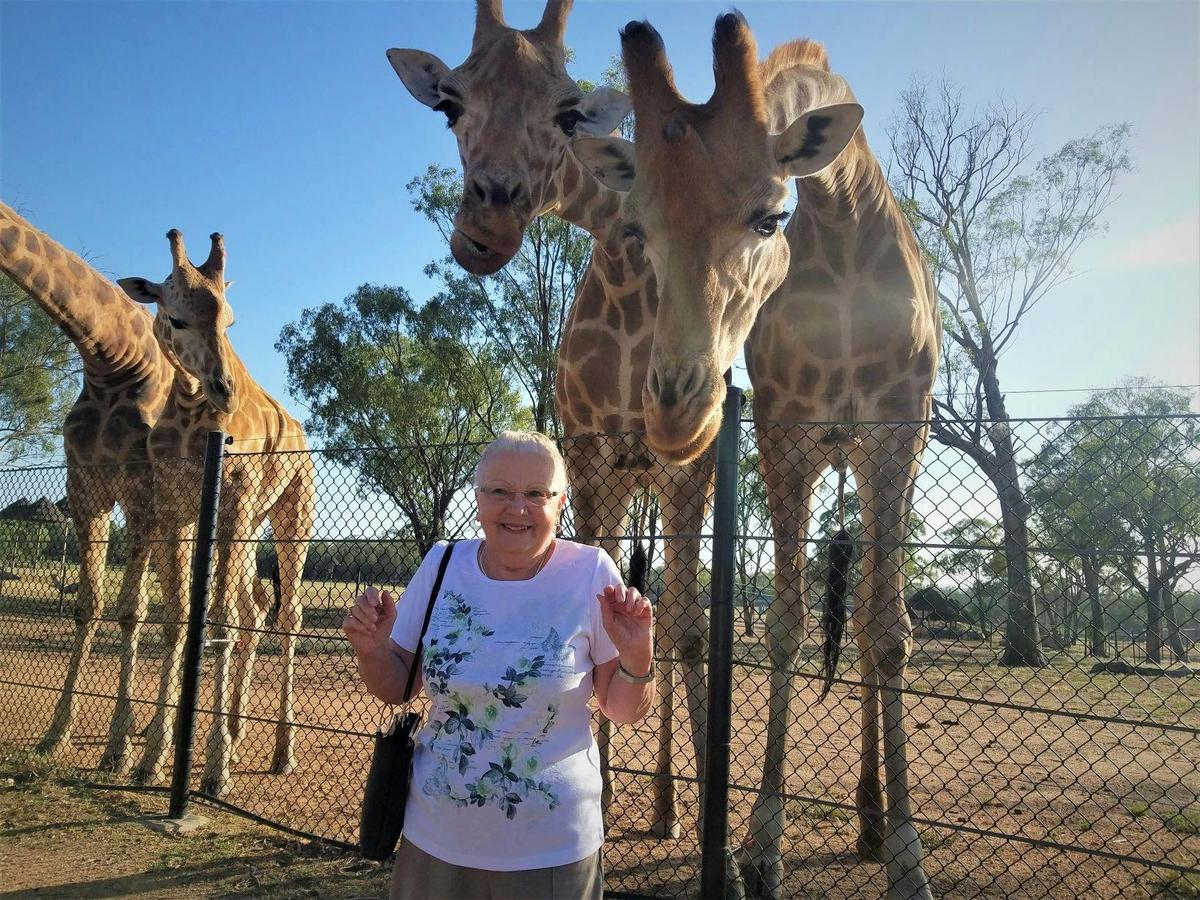 Social distancing please! Dubbo Western Plains Zoo