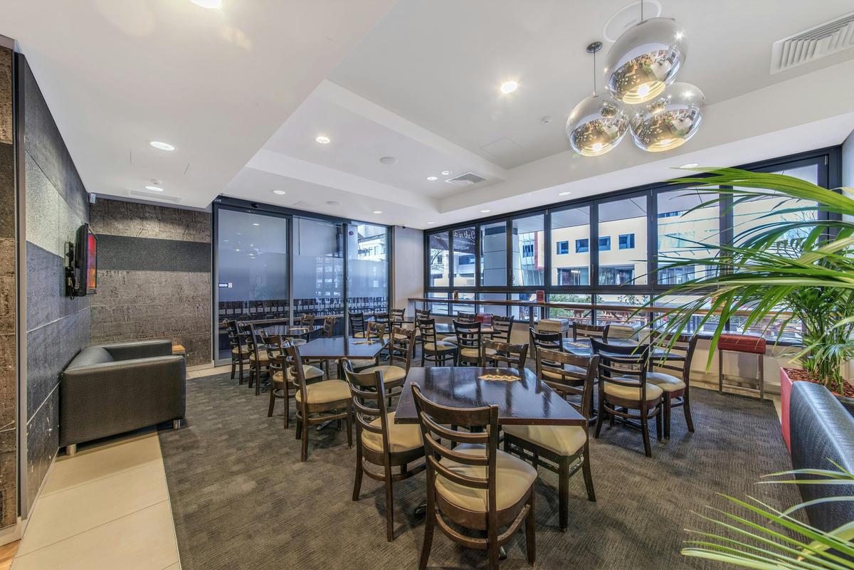 Our beautiful light front dining area