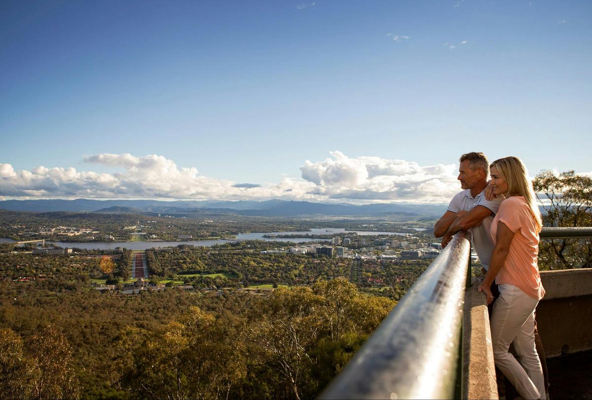 Marvel at the views over a planned capital