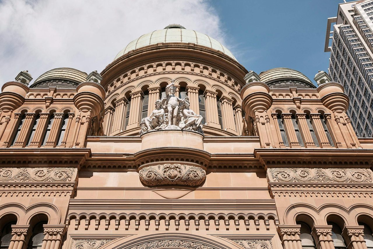 Queen Victoria Building Romanesque architecture