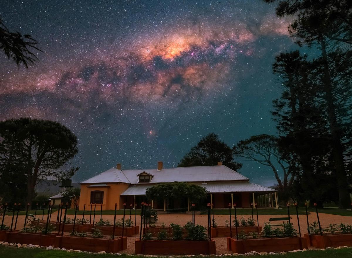Lanyon Homestead at Night